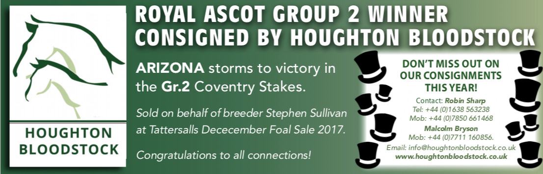 Houghton Bloodstock Ascot 2019 Group 2 winner with Arizona